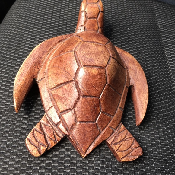 Wooden Turtle Decor - Picture 3 of 6